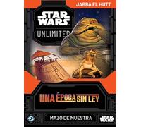 Asmodee FFG Star Wars Unlimited Gioco di carte collezionabili Un'epoca senza legge - Mazzo campione Jabba el Hutt - Lettere esclusive - A partire da 12 anni, 2+ Giocatori - Versione spagnola