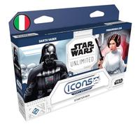 Asmodee - FFG Star Wars Unlimited: Icons 2027 Edition - Starter Box | Gioco di Carte Collezionabili TCG con Mazzi Darth Vader e Principessa Leia - 2+ Giocatori - 12+ Anni - 20 Min. - Ed. Italiana
