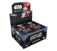 Asmodee - FFG - Star Wars: Unlimited Trading Card Game - Ashes of the Empire - Booster Display (24 Booster Pack) - GCC per bambini e adulti, età 12+, 2+ giocatori, 20 minuti, inglese