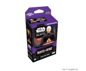 Asmodee - FFG - Star Wars: Unlimited Trading Card Game - Master of Intrige - Spotlight Deck Palpatine - Biglietti esclusivi TCG per bambini e adulti, età 12+, 2+ giocatori, 20 minuti, tedesco