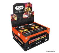 Asmodee - FFG - Star Wars: Unlimited Trading Card Game - Tempi illegali - Booster Display (24 Booster Pack), TCG per bambini e adulti, età 12+, 2+ giocatori, 20 minuti, tedesco