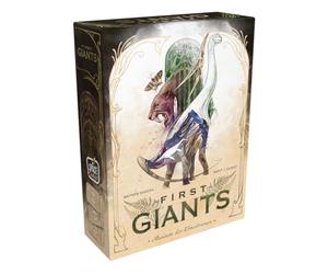 Asmodee, First Giants, versione DE, gioco di famiglia con fossili per 2-5 giocatori dai 10 anni in su, un museo dei giganti anteschi con 30 minuti di tempo per partita