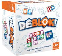 Asmodee - FoxMind - DEBLOK! - Gioco d'atmosfera per bambini a partire dai 6 anni - 60 sfide - 2 livelli di gioco - 5 livelli di difficoltà - Gioco di osservazione e velocità - versione francese