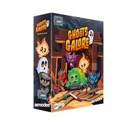 Asmodee Ghosts Galore Gioco da tavolo - Costruisci una casa fantasma spettrale e una miniera infestata per i mostri in un gioco di strategia di posa di piastrelle e costruzione di percorsi per
