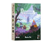 Asmodee Gioco di ruolo Dungeon e gattini - Gioco di ruolo fantastico per animali in un mondo medievale post apocalittico sano, divertimento in famiglia per bambini e adulti, da 8 anni in su, da 2 a 6