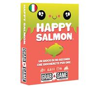 Asmodee - Happy Salmon Grab & Game, Gioco da Tavolo, dai Creatori di Exploding Kittens, 6+ Anni, 3-8 Giocatori, Edizione in Italiano