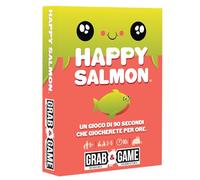 Asmodee - Happy Salmon Grab & Game, Gioco da Tavolo, dai Creatori di Exploding Kittens, 6+ Anni, 3-8 Giocatori, Edizione in Italiano
