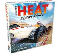 Asmodee Heat: Rocky Roads - Espansione del gioco da tavolo - 2 nuove tracce, stagione del campionato 1966, gonne scorrevoli meccaniche e nuove carte, gioco di strategia per bambini e adulti, età 10+