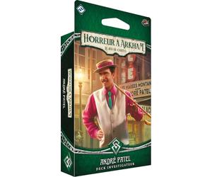 Asmodee - Horror ad Arkham®: Il gioco di carte - Andre Patel Investigator - FFG - Deck Truand evolutivo narrativo - Gioco esperto - 14+ - 60-120 min - Versione francese