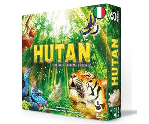 Asmodee - HUTAN - Crea Una Foresta Pluviale Piena di Vita, Fiori e Animali - Gioco da Tavolo per Bambini, Famiglie e Amici - Idea Regalo - 1-4 Giocatori - 8+ Anni - Edizione in Italiano