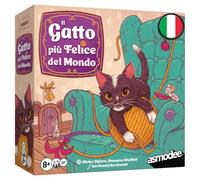 Asmodee - Il Gatto Più Felice Del Mondo - Gioco da Tavolo con Gatti | Gioco da Tavola in cui Creare la Casa Migliore per il tuo Gattino - 2-4 Giocatori - 8+ Anni - 30 Minuti - Edizione Italiana