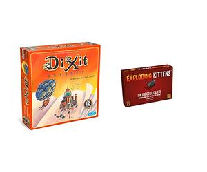 Asmodee Italia, Dixit Odyssey, Gioco da Tavolo, Edizione Italiana, 8005 & Exploding Kittens, Gioco di Carte, Edizione in Italiano, 8540