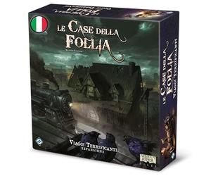 Asmodee - LE CASE DELLA FOLLIA (2a Ed.): VIAGGI TERRIFICANTI - Espansione | Gioco da Tavolo Collaborativo e Investigativo Arkham Horror con App - 1-5 Giocatori - 14+ Anni - 120-180 Min. - Ed. Italiana