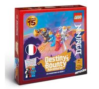 Asmodee Lego Ninjago: Destiny's Bounty Adventures! Gioco da tavolo ufficiale Lego Ninjago. Gioco di avventura cooperativa per tutta la famiglia, 30 Minuti, 2-4 giocatori, a partire da 8 anni, Francese