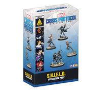 Asmodee, Marvel: Crisis Protocol - S.H.I.E.L.D., Affiliation Pack, Versione EN, Tablet op Expansion for 2 Players Ages 14+ with a Playing Time of 90-120 minutes, multilingual