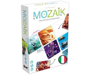 Asmodee - Mozaïk - Gioco da Tavolo di Osservazione e Creatività | Gioco da Tavola Competitivo di Associazione tra Immagini e Parole - 1-4 Giocatori - 10+ Anni - 30 Minuti - Edizione Italiana