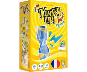 Asmodee-Riposo Production-Time's Up Party (con clessidra gigante)-Giochi da tavolo-Giochi di carte-Giochi d'atmosfera-Giochi per adulti e bambini dai 12 anni-4-12 giocatori-Versione (REPTUPG01FR)