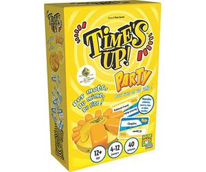 Asmodee - Riposo Produzione - Time's Up! Party - Versione gialla con timer - Gioco da tavolo d'atmosfera - Gioco di carte divertente - per giocare tra amici - dai 12 anni - 4 ai 12 giocatori - in