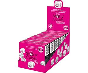 Asmodee - Rory's Story Cubes: Fantasia, Colore Fuxia - Gioco di Dadi per Creare Storie, 1+ Giocatori, 6+ Anni, Edizione in Italiano