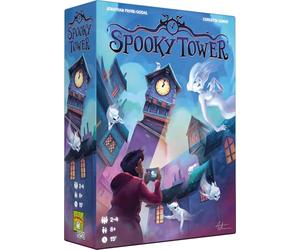 Asmodee - Spooky Tower - Riposo Produzione - Gioco da tavolo cooperativo, gioco facile da imparare per tutta la famiglia da 8 anni per 2 a 4 giocatori, versione francese