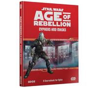 Asmodee Star Wars: Age of Rebellion Gioco di ruolo Cyphers and Masks SOURCEBOOK - Nuove specializzazioni, specie, veicoli e regole di spionaggio, RPG per bambini e adulti, età 14+, 3-5 giocatori