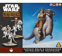 Asmodee - Star Wars Legion: Captain Solo & Commander Skywalker on Tauntauns - AMG - Estensione eroe Alleanza Ribelle - multilingue