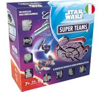 Asmodee Star Wars Super Teams, gioco da tavolo di corse spaziali per 2-4 giocatori dai 7 anni in su, gioco di carte con miniature, 30 minuti, versione italiana