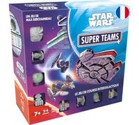 Asmodee - Star Wars Super Teams - Gioco da tavolo di gare di astronave per 2-4 giocatori di età superiore a 7 anni, gioco di carte con figurine, 30 minuti, versione francese