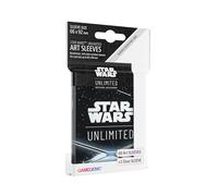 Asmodee Black Officially Licensed Pack of 60 Art Sleeves 1 Clear Sleeve, Optimized Size for Star Wars Unlimited Other TCG and LCG Games, Made by Gamegenic, GGS15064ML
