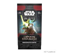 Asmodee - FFG - Star Wars: Unlimited Crepuscolo della Repubblica - Booster di 16 carte - Gioco di carte collezionabili - per adulti e bambini, dai 12 anni, 2 giocatori - Versione francese