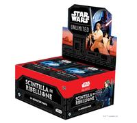 Asmodee Star Wars: Unlimited TCG Scintilla di Ribellione, BOOSTER DISPLAY (Set di 24 Booster Packs), Gioco di Carte Collezionabili per Bambini e Adulti, 12+ Anni, 2+ Giocatori, Ediz. in Italiano