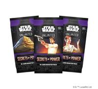 Asmodee Star Wars: Unlimited TCG Secrets of Power BOOSTER PACK - 16 Cards with Rare, Foil & Leader Cards, Ages 12+, 2+ Players, 20 Minute Playtime