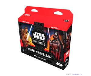 Asmodee Star Wars: Unlimited TCG Spark of Rebellion, STARTER SET 2 GIOCATORI, Gioco di Carte Collezionabili per Bambini e Adulti, 12+ Anni, 2+ Giocatori, 20+ min., Edizione in Inglese
