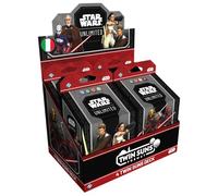 Asmodee - STAR WARS UNLIMITED TCG: TWIN SUNS DECK DISPLAY - 4 Mazzi Multiplayer Già Pronti da 80 Carte - Guerre dei Cloni - Contenuti Esclusivi - 3-4 Giocatori - 12+ Anni - Edizione in Italiano