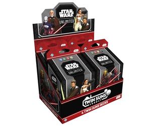 Asmodee | Star Wars: Unlimited TCG | Twin Suns DECK DISPLAY | 4 Prebuilt 80-Card Multiplayer Decks | Clone Wars Leaders | Legendary Cards & Exclusive Content | From Age 12 | 3 to 4 Players | 20 Min