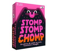 Asmodee - Stomp Stomp Chomp, Divertente Gioco di Carte per Famiglia e Amici, 6+ Anni, 2-5 Giocatori, 10 min, Edizione in Italiano