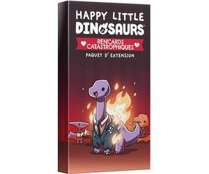 Asmodee - TeeTurtle - Happy Little Dinosaurs: Date Catastrofiche - Giochi da tavolo - Giochi di carte - Giochi per adulti e bambini a partire dagli 8 anni - 2-4 giocatori - Versione francese