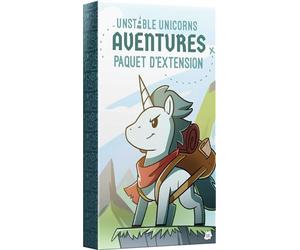 Asmodee - TeeTurtle - Unstable Unicorns - Estensione: Avventure - Giochi da tavolo - Giochi di carte - Giochi per adulti e bambini a partire dagli 8 anni - 2-8 giocatori - Versione italiana