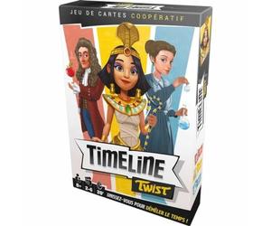 Asmodee - Timeline Twist - Gioco da tavolo per bambini da 8 anni - Gioco di carte cooperativo - Mettere nell'ordine degli eventi storici - 2-6 giocatori - 20 min - in francese - Zygomatic