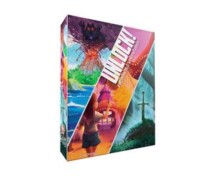 Asmodee Unlock 14: Enchanted Adventures Cooperative Escape Room Card Game