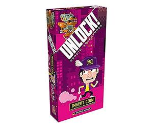 Asmodee, Unlock! - Insert Coin, gioco di famiglia, puzzle da 1 a 6 giocatori, dai 10+ anni, 60+ minuti, tedesco