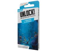 Asmodee Unlock! Mini Il cuore dell'oceano, Gioco di Carte Escape Room, A partire da 10 Anni, Da 1 a 6 Giocatori, 30-45 Minuti per Partita, Spagnolo