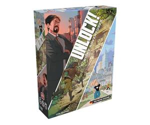 Asmodee, Unlock! Risky Adventures - Gioco per famiglie con puzzle per 1-6 giocatori dai 10 anni, gioco di fuga cooperativa con 60-80 minuti di tempo di gioco per partita