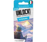 Asmodee - Unlock! Short Adventures 13 - La Scalata, Gioco da Tavolo con App, Escape Room, 1-6 Giocatori, 10+ Anni, Edizione in Italiano