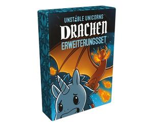 Asmodee Unstable Games, Unstable Unicorns - Drago, Espansione, Gioco di carte, 2-8 giocatori, Dai 8+ anni, 30-60 minuti, Tedesco, Multicolore, Multicolore