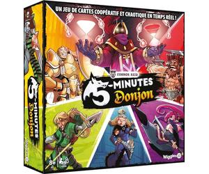 ASMODEE Wiggles 3D 5 minuti Dungeon - Giochi da tavolo - Giochi di carte - Giochi cooperativi - Giochi per adulti e bambini a partire da 8 anni - 2 a 5 giocatori - Versione francese