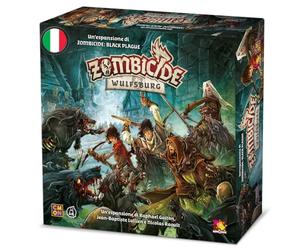 Asmodee - Zombicide Black Plague: Wulfsburg - Espansione Gioco da Tavolo | Gioco da Tavolo Collaborativo di Strategia a Tema Zombie e Lupi - 1-10 Giocatori - 14+ Anni - 60 Minuti - Edizione Italiana