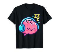 ASMR per Bambini calmante Cervello con Cuffie Sonno Zzzs Relax Maglietta