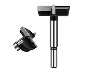 ASNOMY 1Pc Punta Forstner in acciaio al tungsteno, 60 mm Forstner Drill Bit per legno duro, Forstner punte per trapano per Lavorazione del Legno, Mobili, Foro della Cerniera Della Porta
