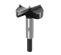 ASNOMY 1Pc Punta Forstner in acciaio al tungsteno, 65 mm Forstner Drill Bit per legno duro, Forstner punte per trapano per Lavorazione del Legno, Mobili, Foro della Cerniera Della Porta
